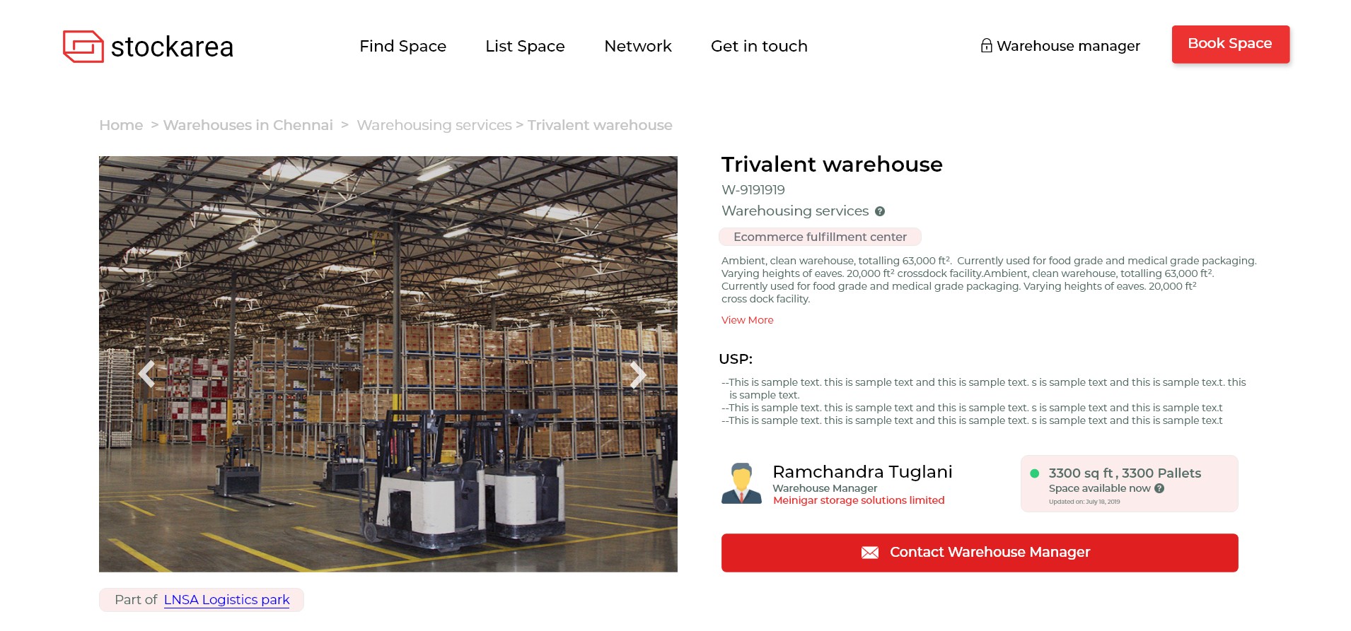 Warehouse Management System by Stockarea