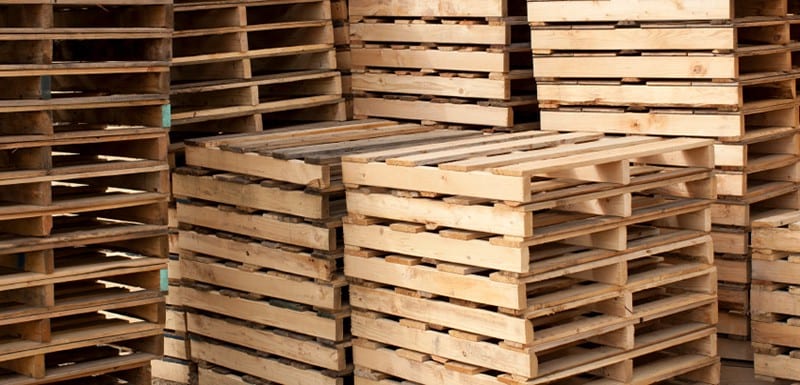 Standard Pallet at warehouse